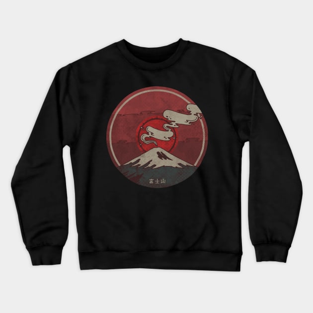 Fujisan Crewneck Sweatshirt by againstbound